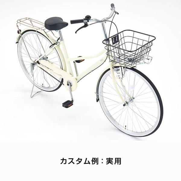 【150店舗突破感謝祭！ポイント7％】フィッツプラス 26インチ 変速無し ダイナモランプ FTP26 / ダイワサイクル シティーサイクル_9