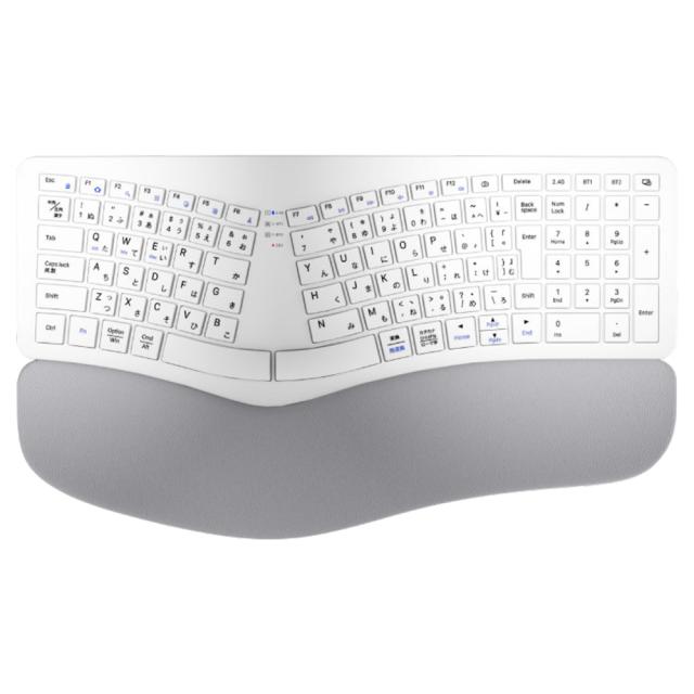 日本語配列 エルゴノミクス キーボード 疲れにくい Bluetooth
