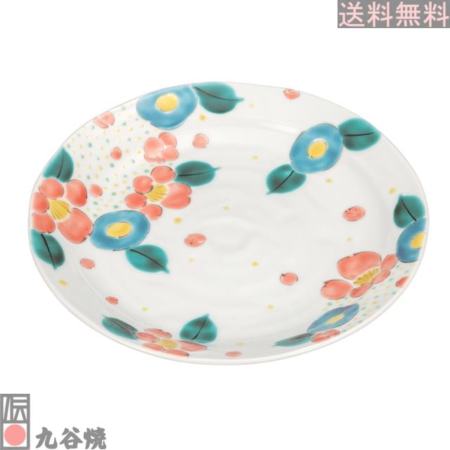 九谷焼 8号盛皿・花ちらし