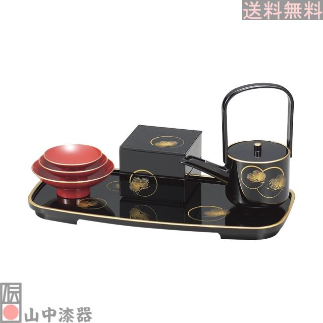 山中漆器 屠蘇器 光輪松