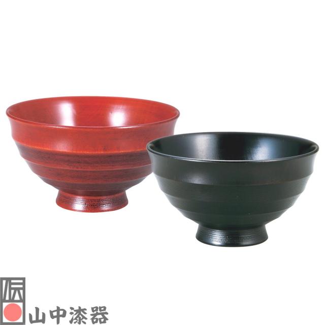 山中漆器 木製4.0飯椀睦揃 桜 宮常作