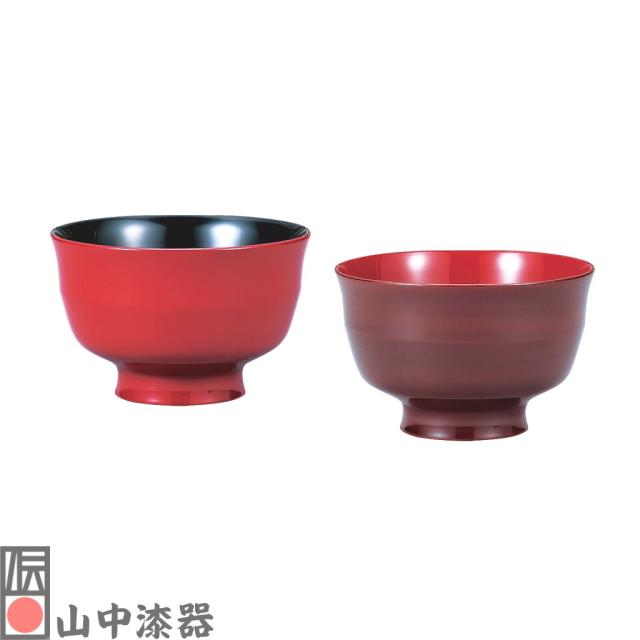 山中漆器 にっぽんの木桜夫婦汁椀 さざ波 手塗