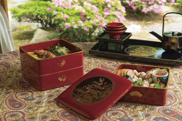 山中漆器 松竹梅 雑煮椀 黒