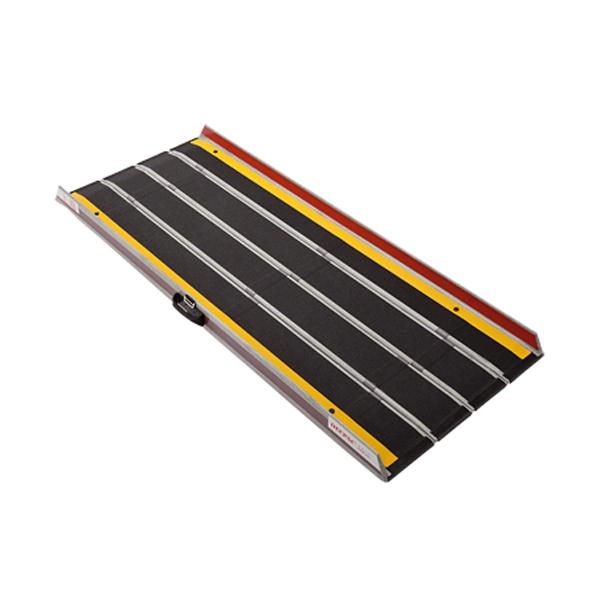 デクパック イービーエル90（4つ折）90cm（ケアメディックス）最大適用段差22cm 折りたたみ式軽量携帯用スロープ