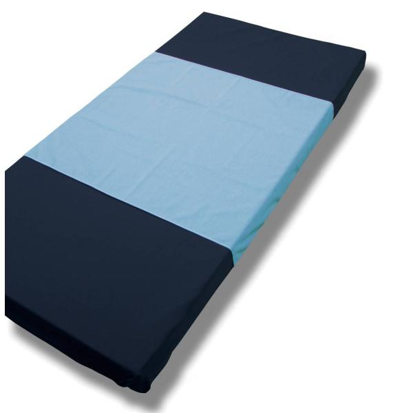 （2枚組）じょうぶなデニム防水シーツ（防水シーツ部分タイプ）／ブルー（ハシノメディカル）HM-40