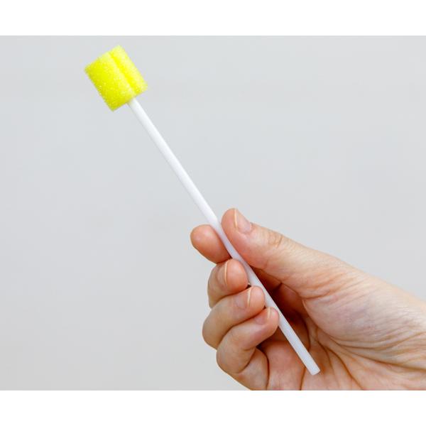（5袋セット）爽快スポンジ プラスチック軸／50本入（ハクゾウメディカル）1240976_1