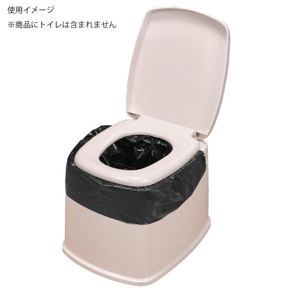 （ケース販売）ポータブルトイレ用袋／凝固剤＋袋10回分×40セット（サンコー）断水時洋式トイレ利用可能