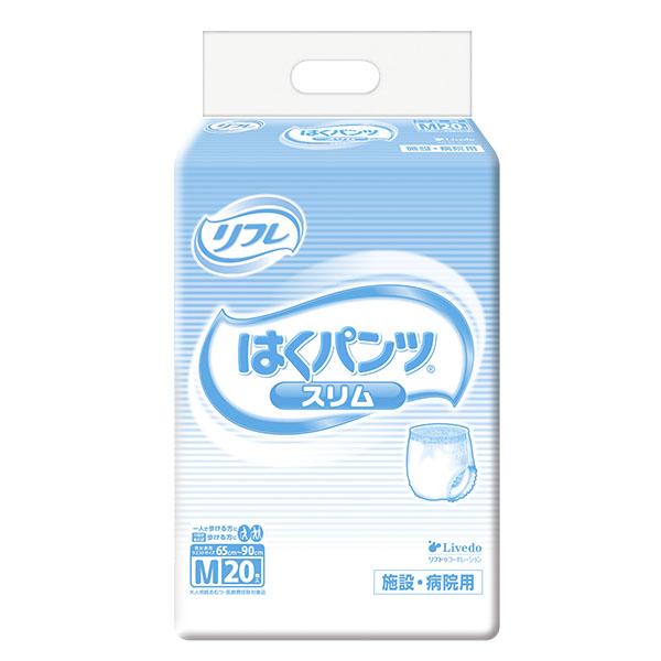 （ケース販売）リフレ はくパンツ スリムタイプ Mサイズ／20枚入×6袋（リブドゥ・コーポレーション）約2回分吸収 18194の通販は 8,184円
