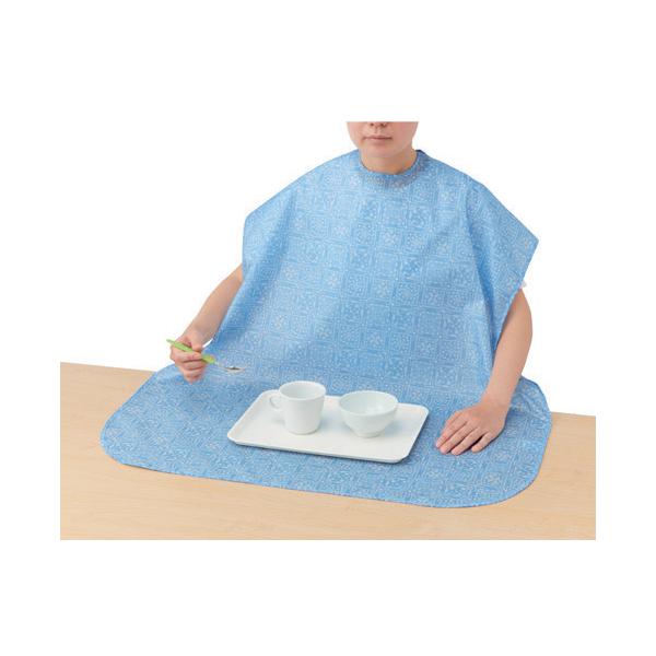 （3枚セット）ウィズエール 食事用エプロン レギュラータイプ／リーフピンク（川本産業）039-120030-00