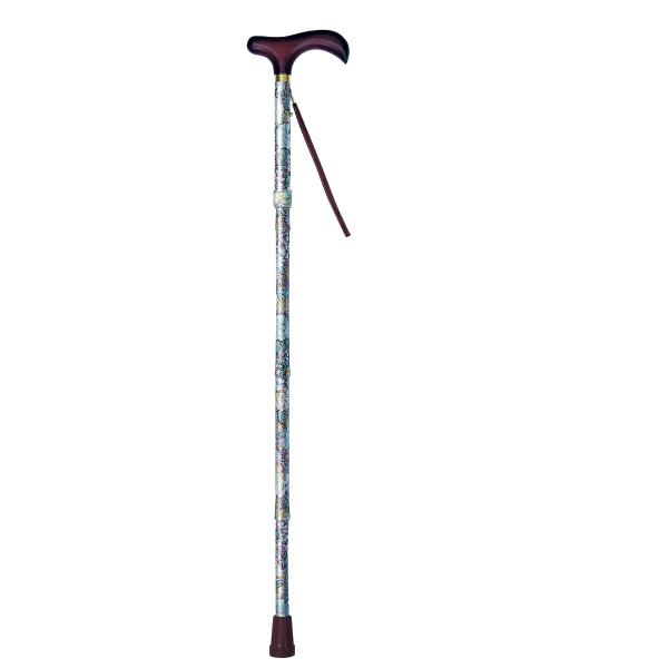 折りたたみコンパクトステッキF／花柄Y（島製作所）