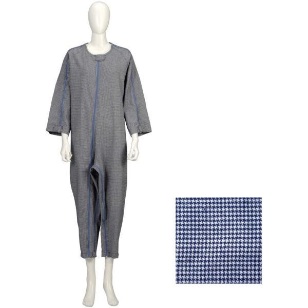 ソフトケアねまき（厚手）紺／Lサイズ 両腕ファスナー付き（竹虎）105984の通販は