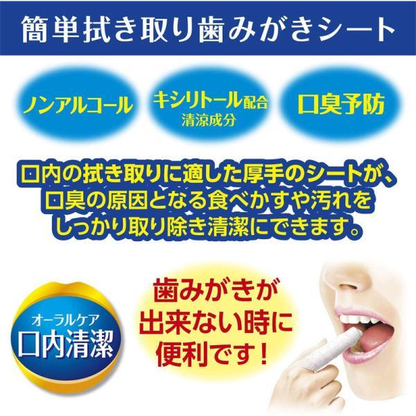 （ケース販売）口内清掃ウェットシート 詰替用 100枚入×15パック（白十字）46340_1