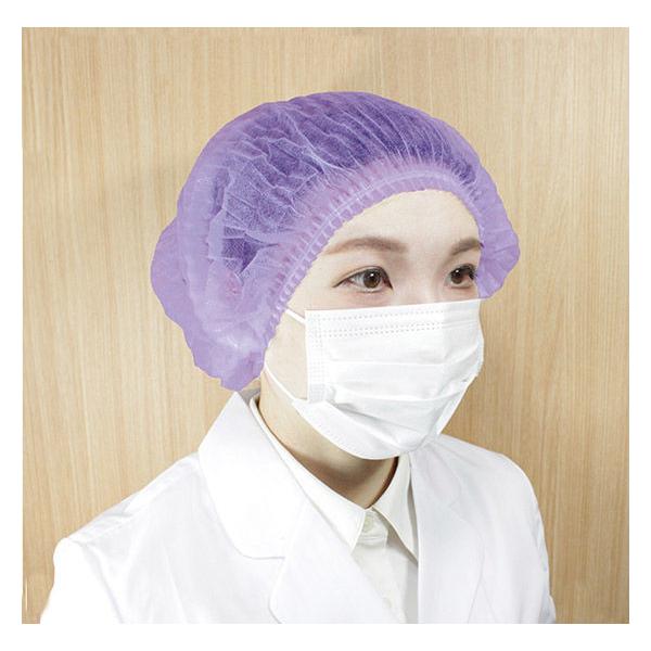 （ケース販売）スリムキャップ 100枚入×20箱／ラベンダー（ファーストレイト）FR-5004 使い捨てキャップ