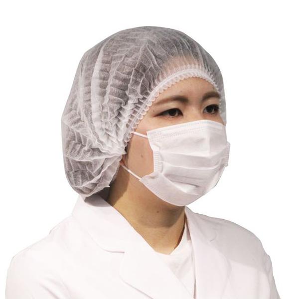 （ケース販売）スリムキャップ 100枚入×20箱／ホワイト（ファーストレイト）FR-5005 使い捨てキャップ