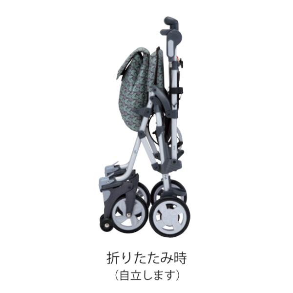 キャリースルーンN／ブラウン（マキテック）シルバーカー コンパクトタイプ CS-10BR_4