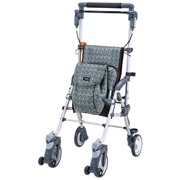 キャリースルーンN／フラワーブラウン（マキテック）シルバーカー コンパクトタイプ CS-10FBの通販は