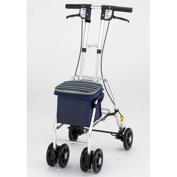 レジェ／ストライプネイビー（マキテック）SX-4SN シルバーカー