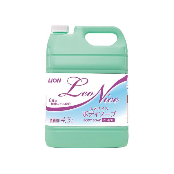 （ケース販売）レオナイス さっぱりボディソープ／4.5L×3本（ライオンハイジーン）の通販は 5,975円