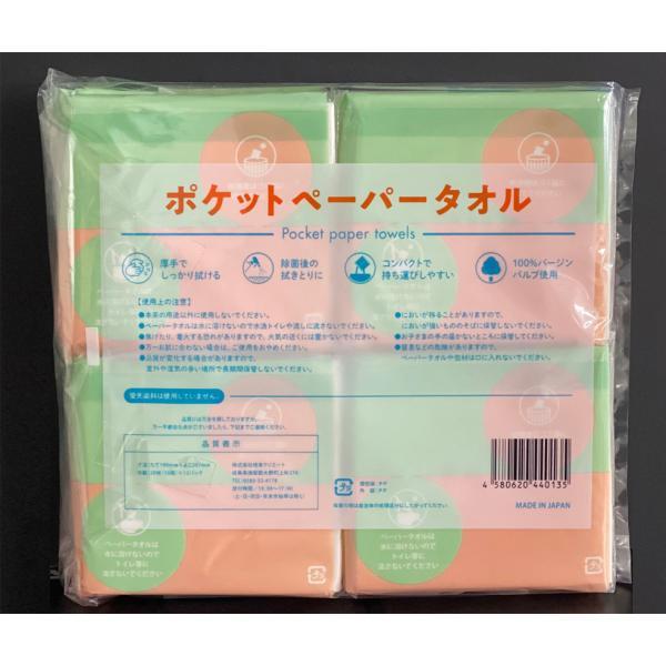 （ケース販売）携帯用ポケットペーパータオル 10組×12パック×36セット 小判ダブル（岐阜クリエイト）_2
