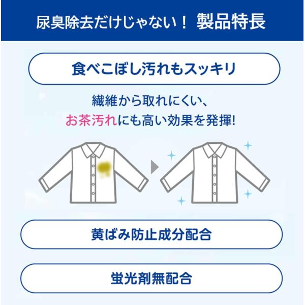 （ケース販売）LION 介護はぴケア パワフル消臭／4.3kg×3本（ライオンハイジーン）濃縮洗濯用洗剤_3