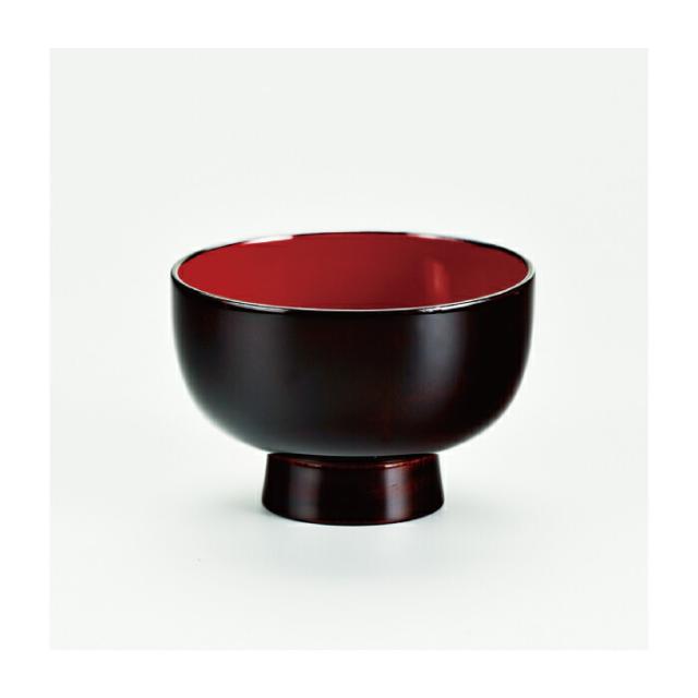 [21-62-2] 木地呂内朱 5.0 腰高 丼(漆・手塗) *の通販は 10,600円