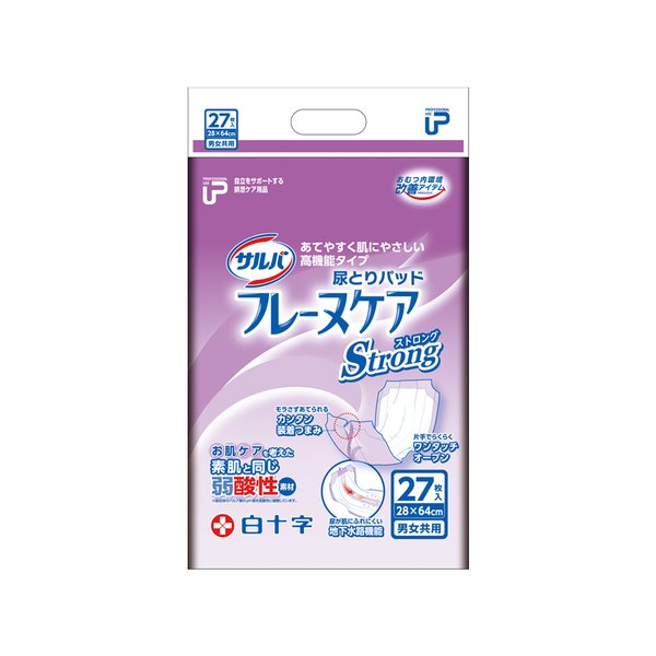 （ケース販売）PUサルバ フレーヌケア ストロング 27枚×3袋入（約12回分吸収）（白十字）