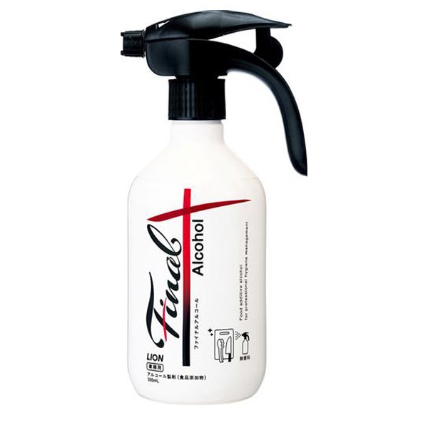 （ケース販売）LION ファイナルアルコール 500mL×12本入 アルコール製剤（ライオンハイジーン）