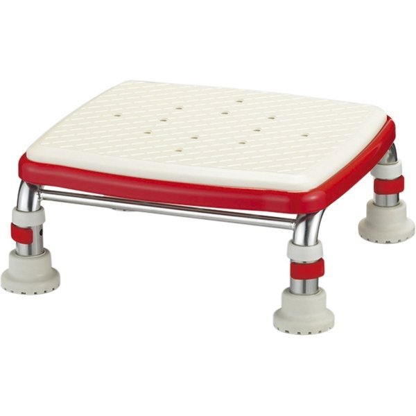 安寿 ステンレス製浴槽台R ソフトクッションタイプ20-30／レッド（アロン化成）の通販は 14,204円