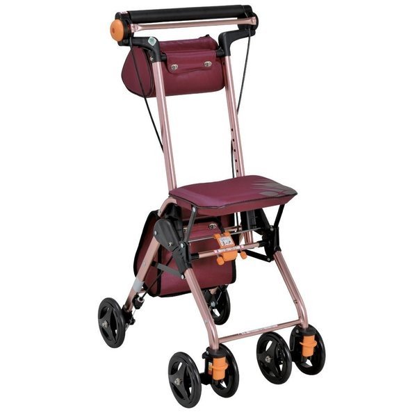 テイコブ ナノンDX／ワインレッド（幸和製作所）CPS02 シルバーカー コンパクトタイプの通販は