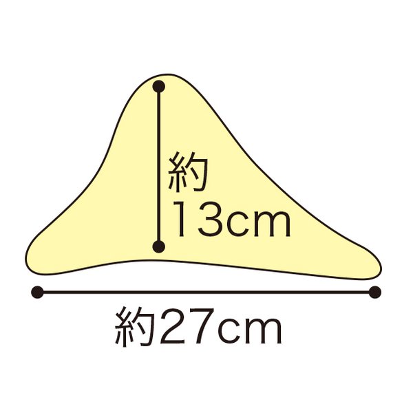 洗えるフィット三角柱クッションII 50cmサイズ／パープル（エンゼル）1312-50_4