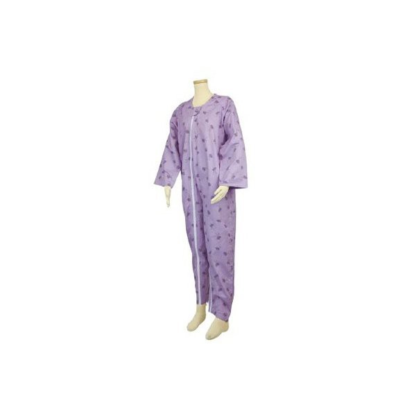 テイコブ エコノミー続き服(オールシーズン) 花柄パープル/Mサイズ(幸和製作所)の通販は