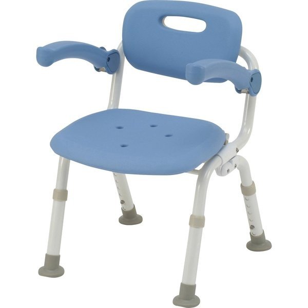 シャワーチェア　ユクリアSPコンパクト　折りたたみ　ブルー シャワーチェア [ユクリア] コンパクトSPおりたたみN／ブルー