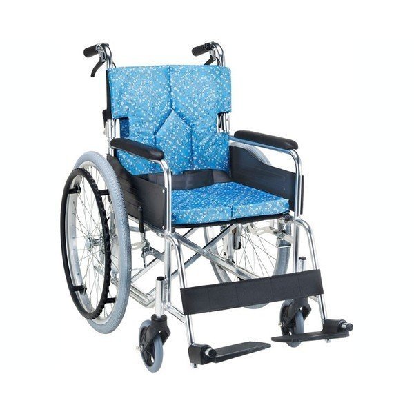 スタンダードモジュール 車いす 自走式・背折れ ドットネイビー SMK50-3843DN |b03