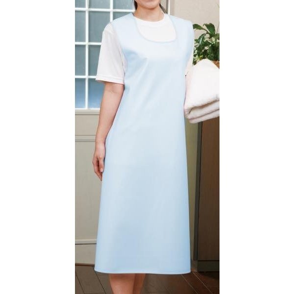 介助者用エプロン サックス エンゼル 入浴介助エプロン ひもタイプ M 入浴介助エプロン（ひもタイプ）Mサイズ／サックス（エンゼル）6013