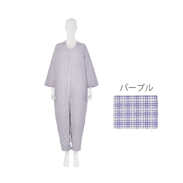 フドーねまきC（スリーシーズン）LLサイズ／パープル（竹虎）107135 つなぎねまき
