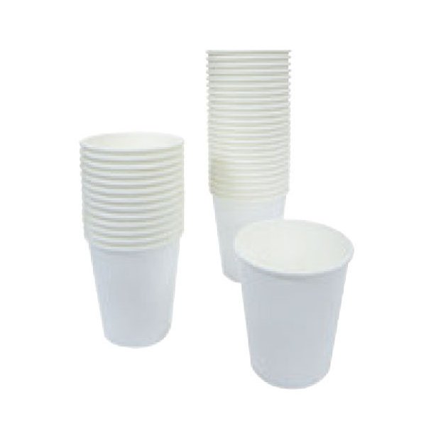 （ケース販売）レギュラーコップ ホワイト無地／5oz（150ml）1000個×4箱（ファーストレイト）FR-5371