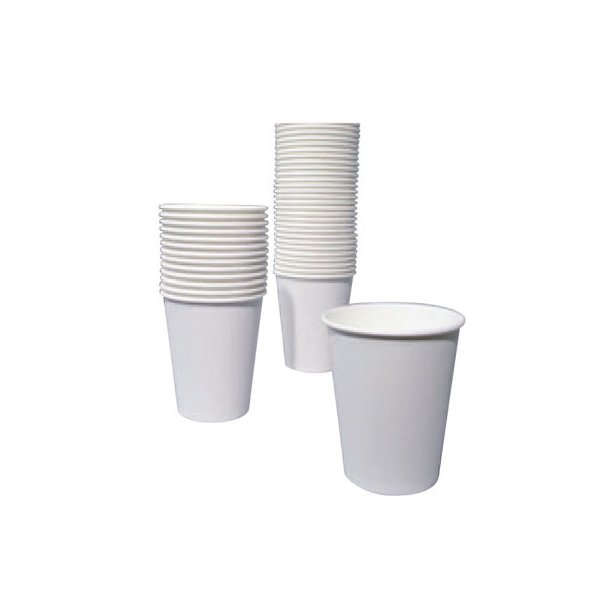 （ケース販売）レギュラーコップ 9oz（270ml）ホワイト無地 2000個（ファーストレイト）FR-5322