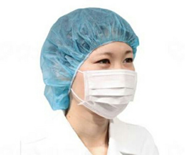 （10箱セット）IS不織布キャップ（アイソレーション・キャップ ）100枚入／ブルー 使い捨てキャップ（ファーストレイト）FR-211