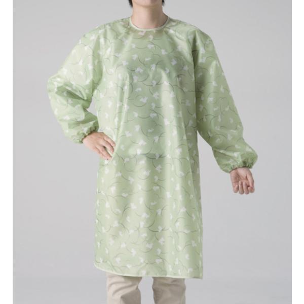 （3枚セット）食事前掛（超はっ水）袖付 和柄うさぎ（さくら）／（特殊衣料）1040の通販は