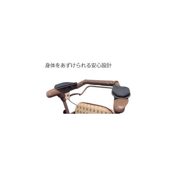 シンフォニーAR／ピンクブロック（島製作所）歩行車上腕支持タイプ_3