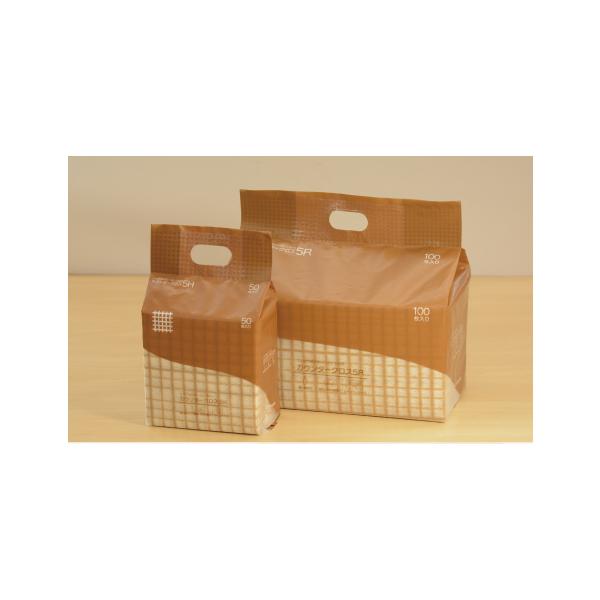 （ケース販売）カウンタークロス 5H（ハーフサイズ）薄手 50枚入×64袋／ベージュ（ファーストレイト）FR-5560