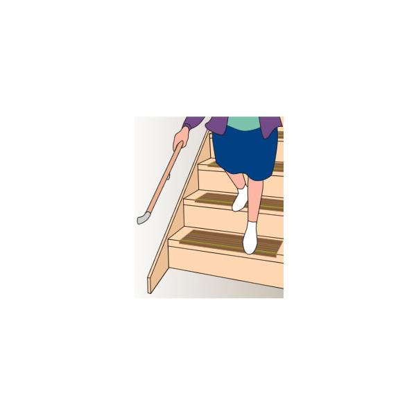 ダイヤタップ室内用-階段用すべり止めマット／14枚セット（シンエイテクノ）SAK14_2