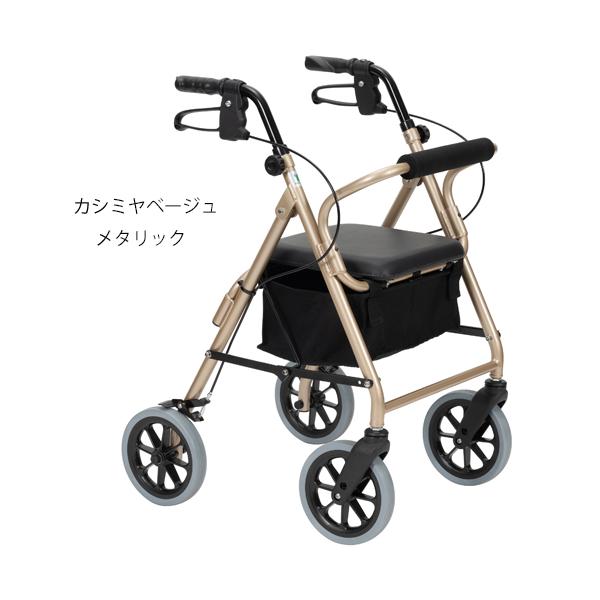 ハッピーIII ／カシミヤベージュメタリック 歩行車 （竹虎）117091の通販は 31,187円