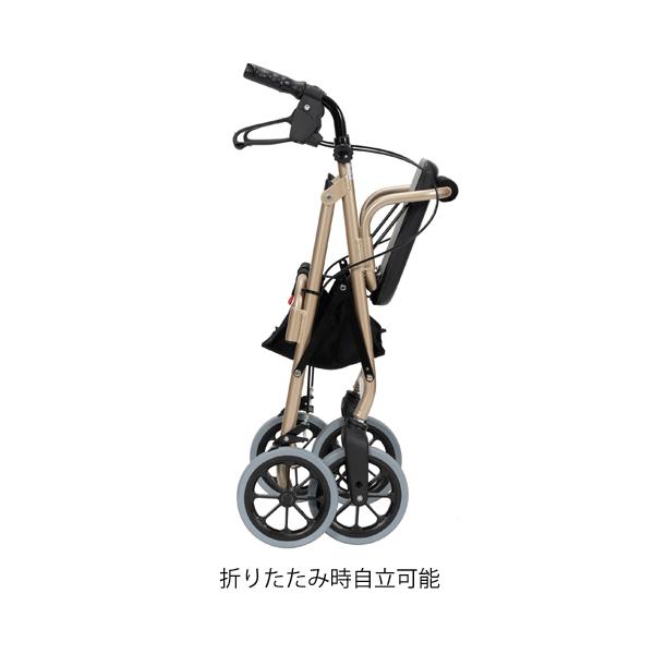 ハッピーIII ／カシミヤベージュメタリック 歩行車 （竹虎）117091_2