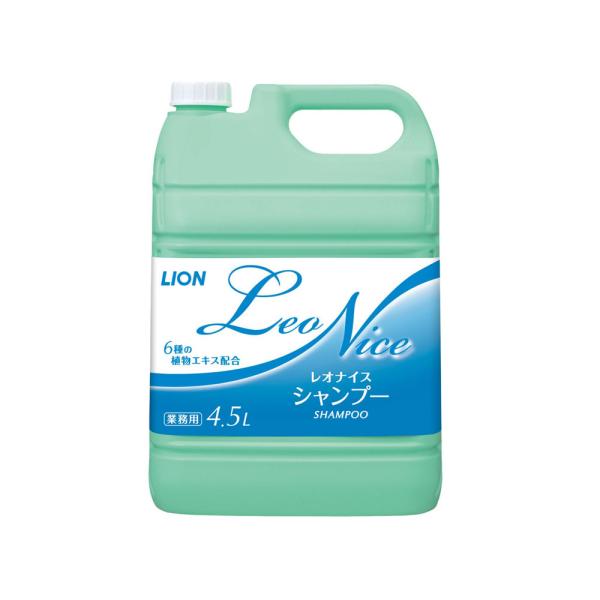 （ケース販売）レオナイス シャンプー 弱酸性／4.5L×3本（ライオンハイジーン）