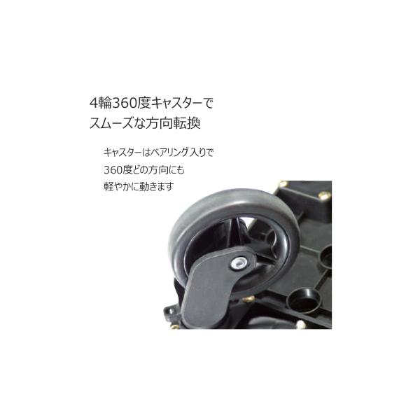 メロディスムーズKBR／クロコダイルBK（島製作所）横押しカート_6