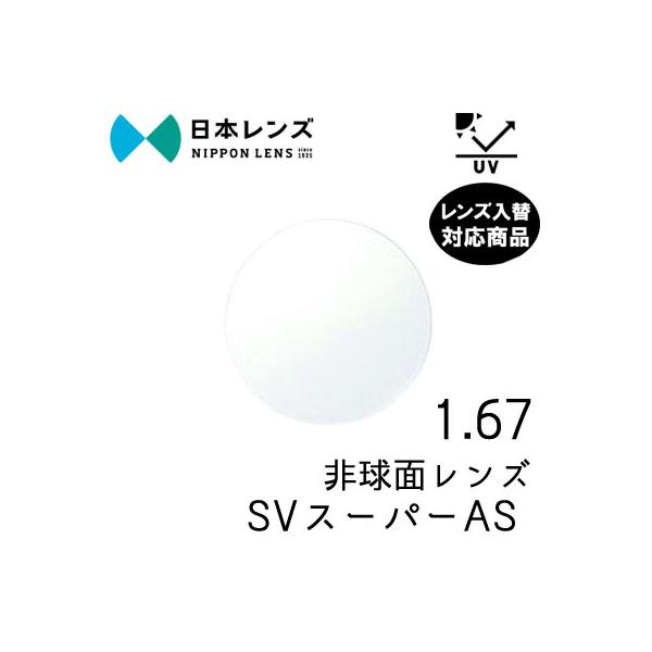 日本レンズ SV-スーパーAS 167 単品 レンズ交換可能 非球面レンズ 非