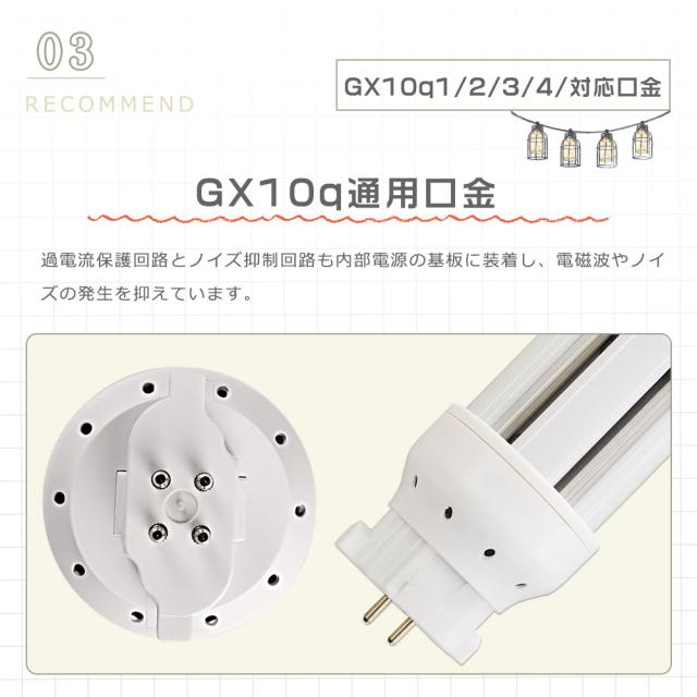 ≪10本入り≫FDL9W形代替 FDL9EXをLED化 FDL9EX-L FDL9EX-W FDL9EX-N FDL9EX-D LEDコンパクト蛍光灯形 ツイン2 蛍光灯 9W コンパクト形蛍光ランプ LED 3波長形 LED コンパクト蛍光灯 変換 FDL9W LED 口金GX10q 消費電力4W 全光束800LM LED電球 玄関 洗面所 配線工事必須_7