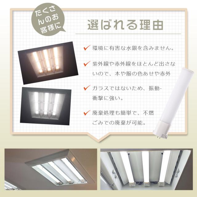 セット販売 LEDコンパクト形蛍光灯 18W形 FPL18EX-N FPL18EX-L FPL18EX