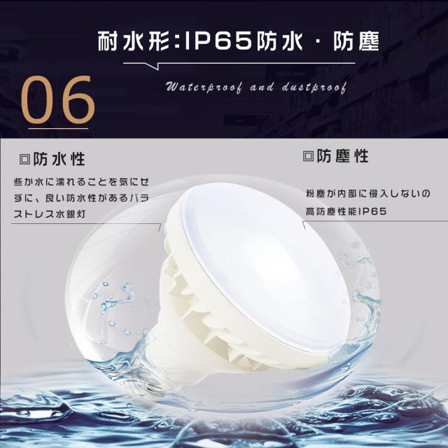 ≪暴走価格！≫★100個入り★LEDバラストレス水銀灯 LED電球 E26 LED看板灯 250W-300W水銀灯相当 水銀灯からLEDへ交換 PAR38 バラストレス水銀灯代替 LED水銀ランプ 消費電力25W 超爆光5000LM スポットライト レフランプ ビームランプ IP65防塵防水 屋内屋外 店舗照明 街路灯 ≪暴走価格！≫☆100個入り☆LEDバラストレス水銀灯 LED電球 E26 LED